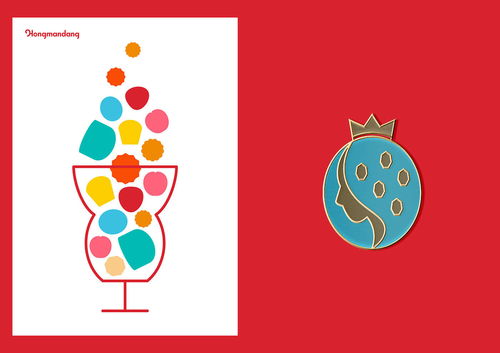 平面设计实例 红幔堂草莓甜点品牌形象与广告设计